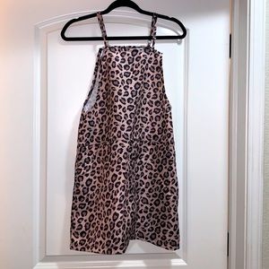 Cheetah Print Jumper Dress